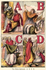 Det Kongelige Alfabet, A, B, C, D af English School